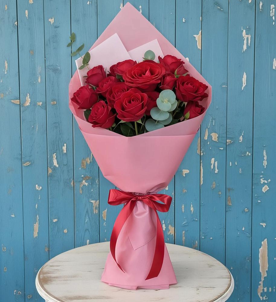 Букет цветов из: Розы в Майский