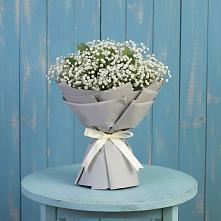 Букет цветов из:  Гипсофила в Майский