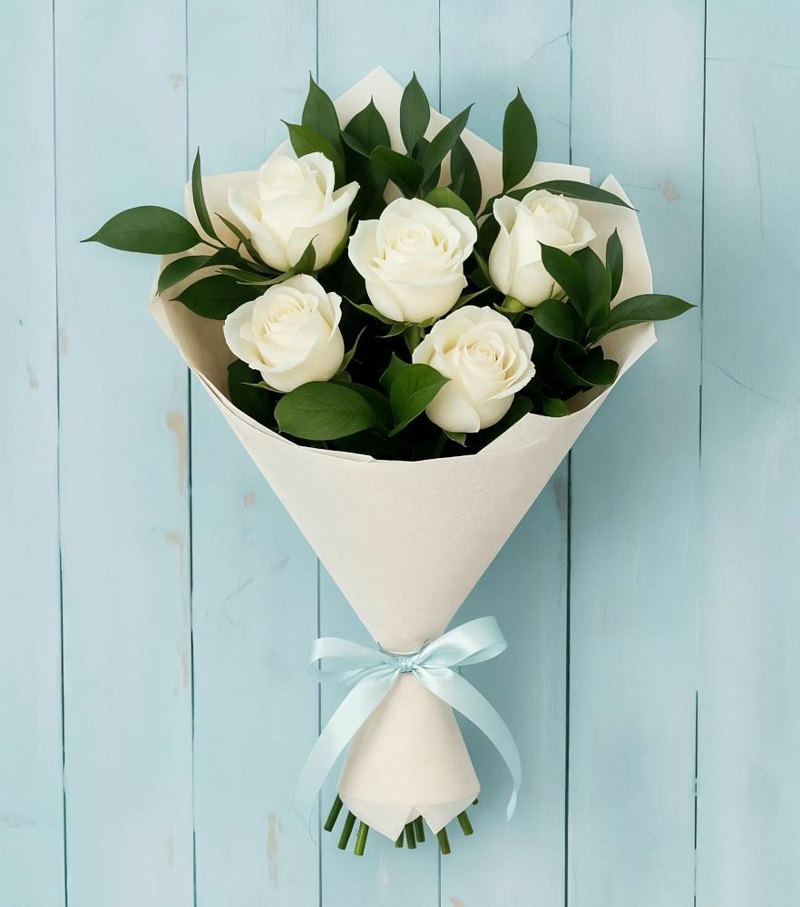 Букет цветов из: Розы в Майский