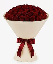 Букет 101 Бордовая роза Блэк Бакарра #REPLACE_PRED# Майский