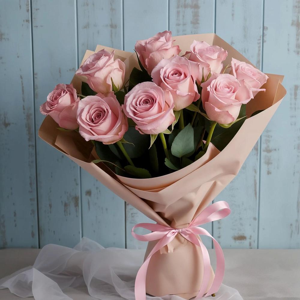 Букет цветов из: Розы в Майский