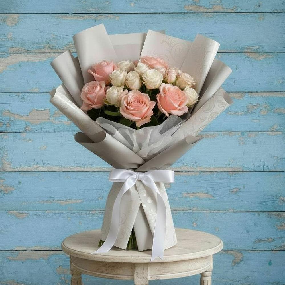 Букет цветов из: Розы в Майский