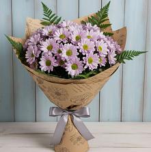 Букет цветов из:  Хризантемы в Майский