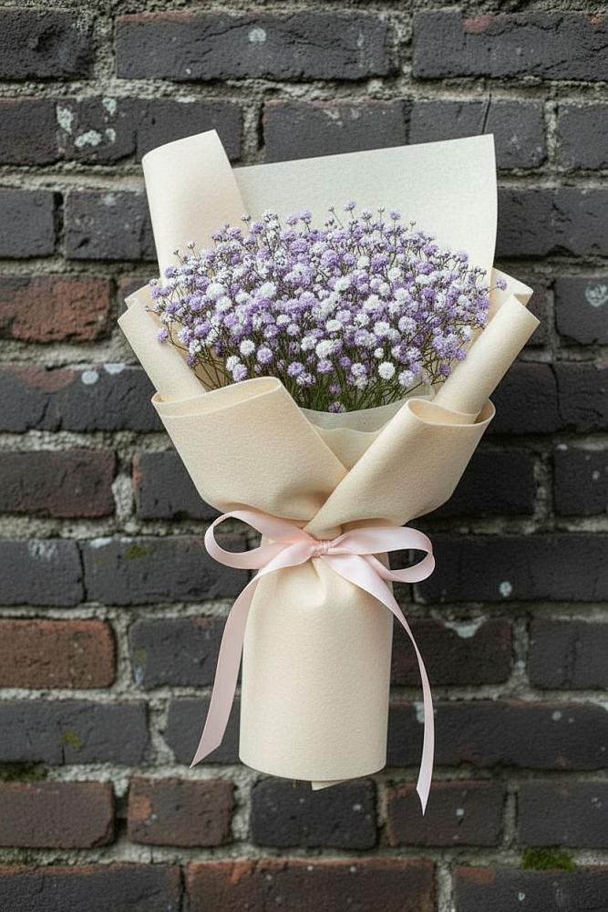 Букет цветов из: Гипсофила в Майский