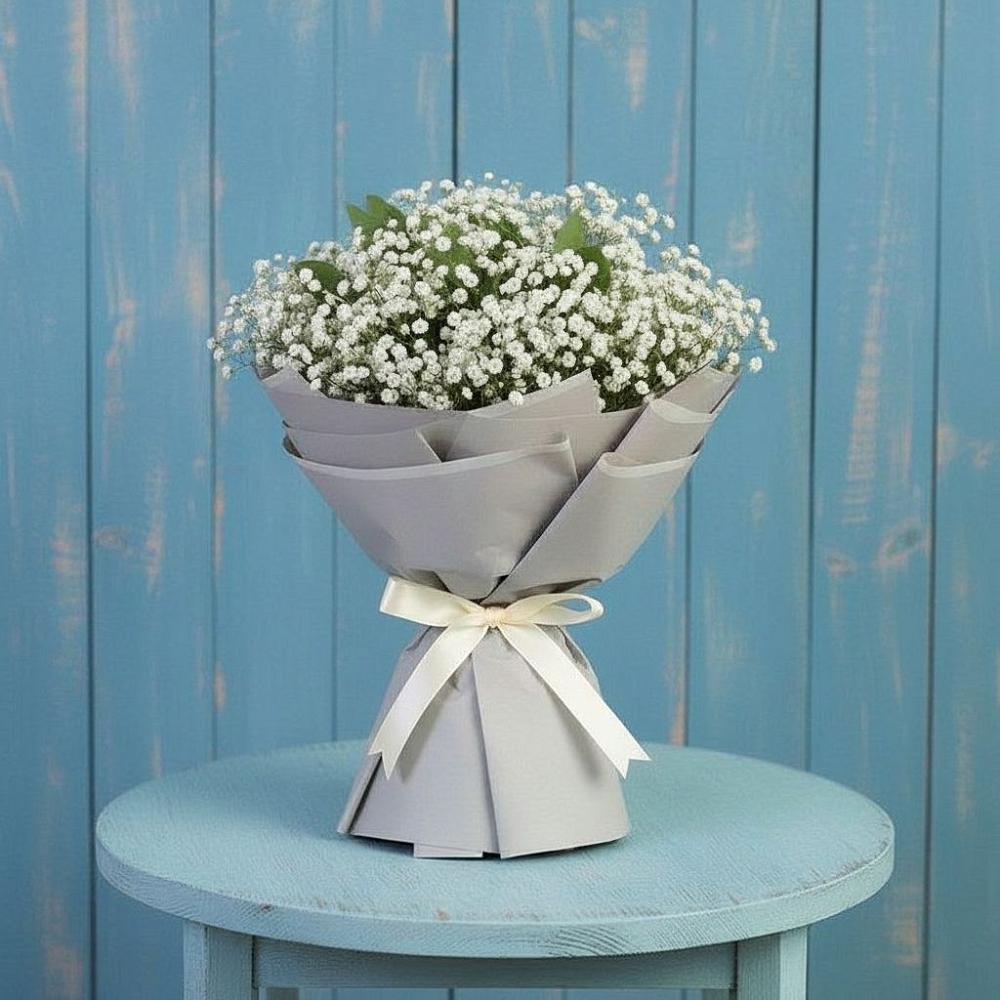 Букет цветов из: Гипсофила в Майский