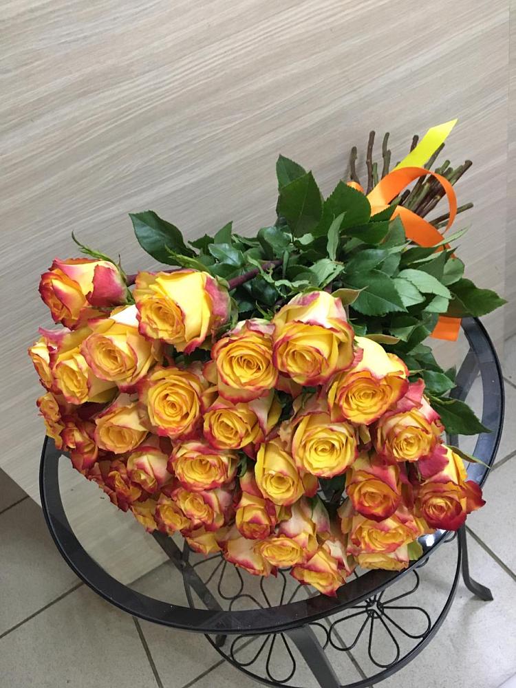 Букет Желтые розы в Майский