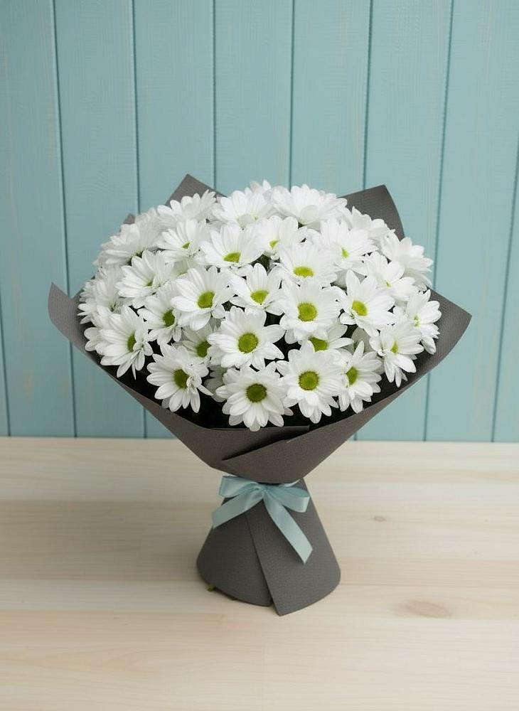 Букет цветов из: Хризантемы в Майский