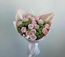 Букет цветов из:  Розы и Хризантемы в Майский