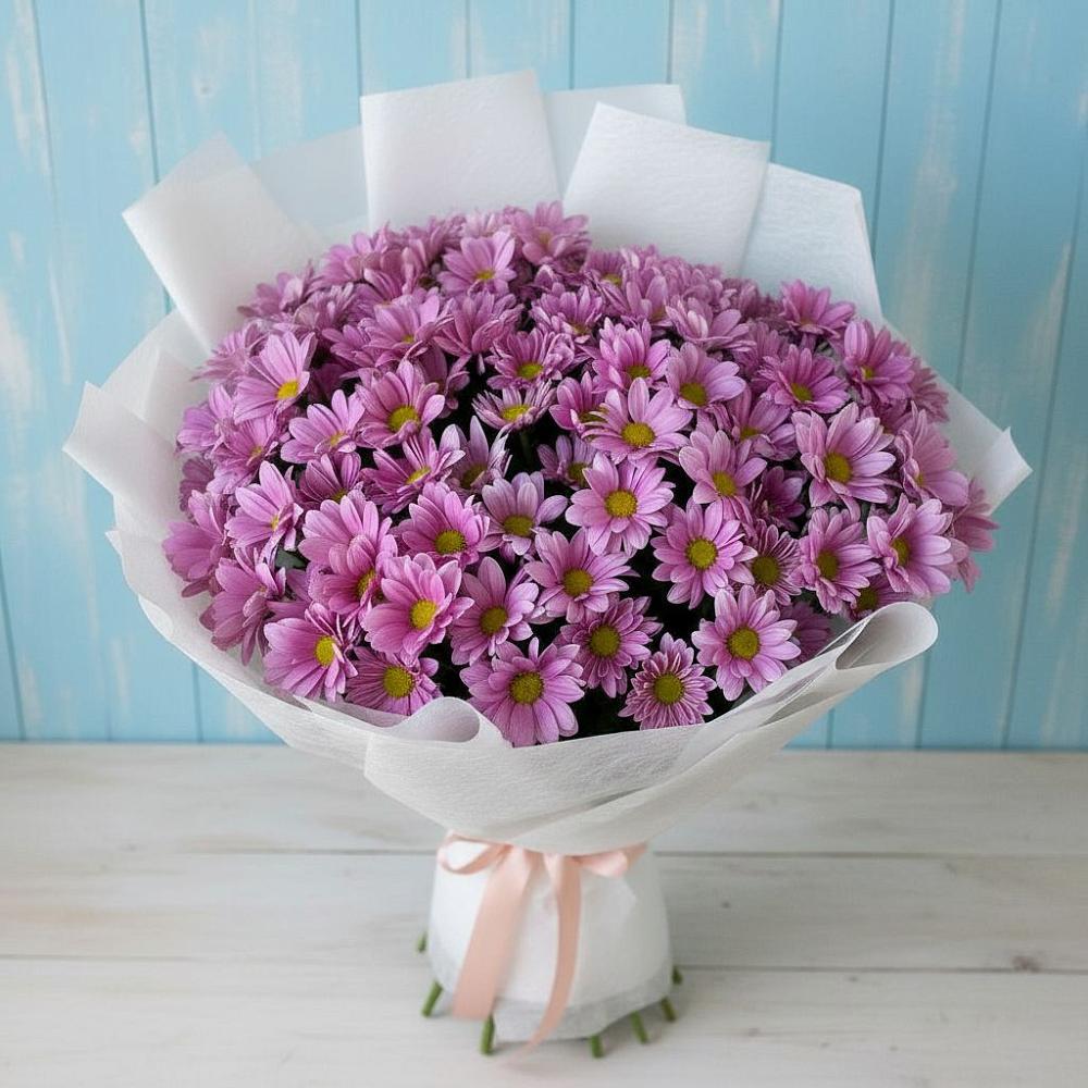 Букет цветов из: Хризантемы в Майский