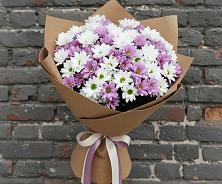 Букет цветов из:  Хризантемы в Майский