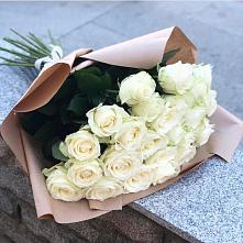Букет Белые розы Анастасия #REPLACE_PRED# Майский