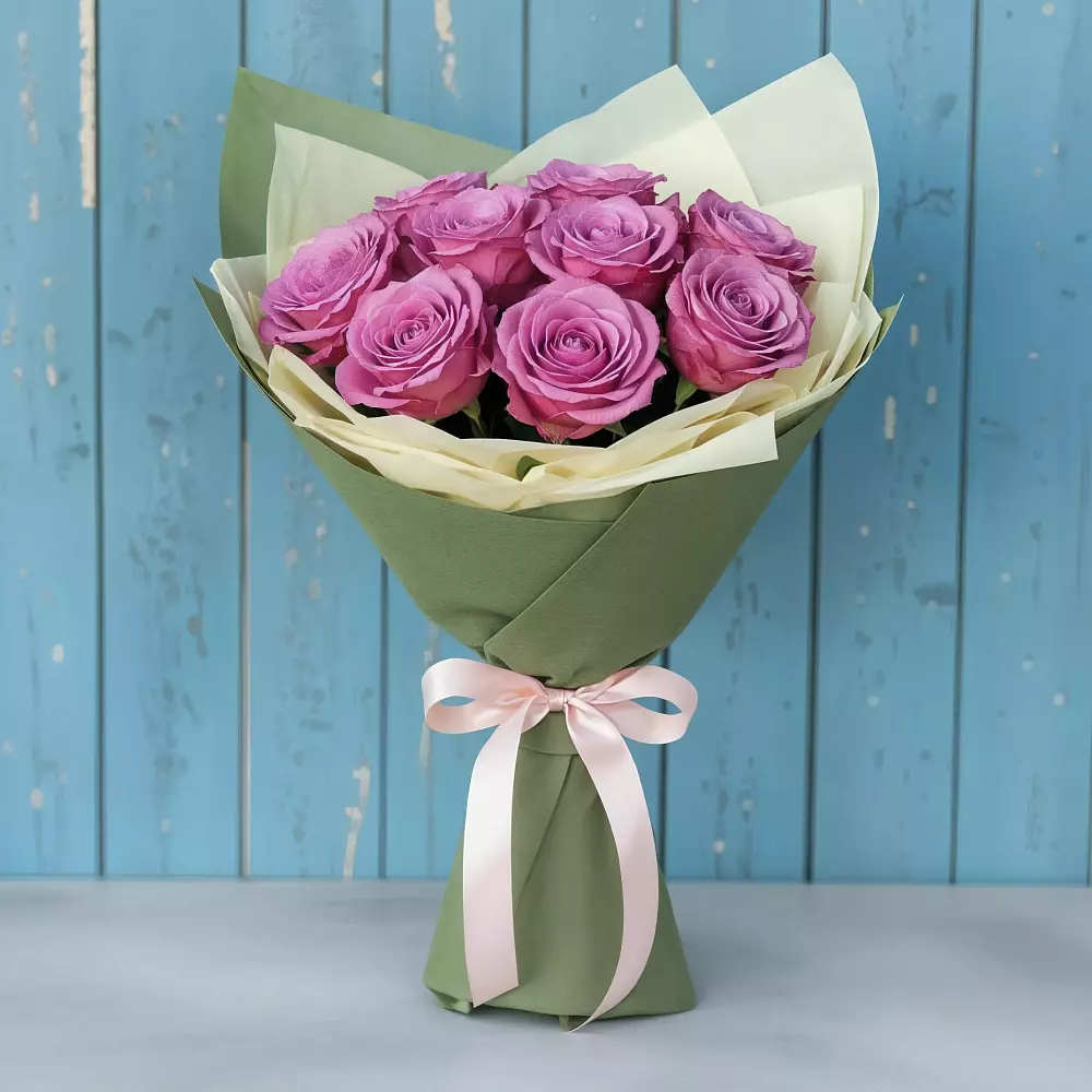 Букет Розы Фёрст Леди в Майский