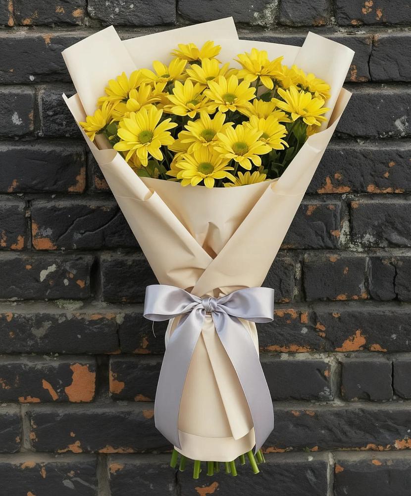 Букет цветов из: Хризантемы в Майский