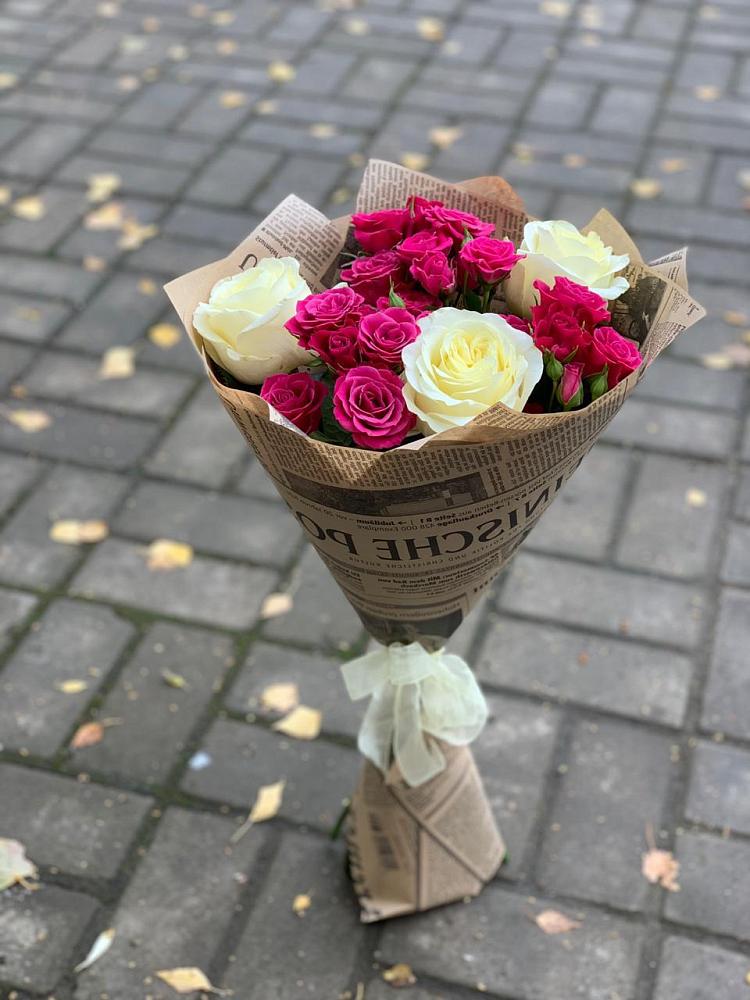 Букет цветов из: Розы в Майский