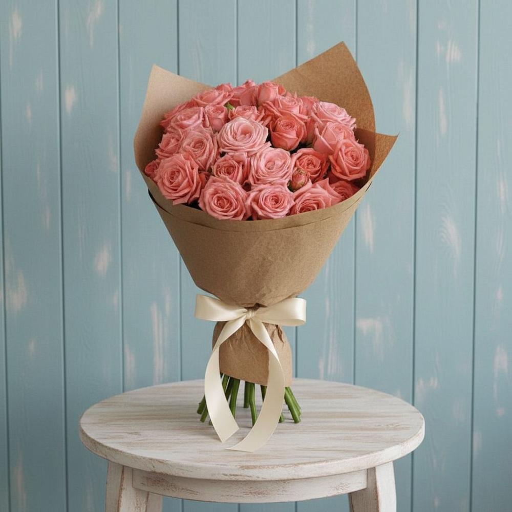 Букет цветов из: Розы в Майский