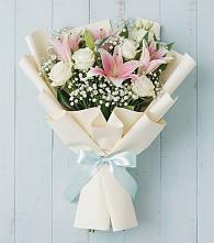 Букет цветов из:  Лилии в Майский