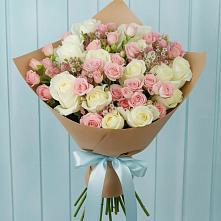 Букет цветов из:  Розы в Майский