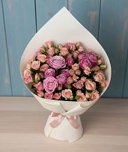 Букет цветов из:  Розы в Майский