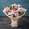 Букет цветов из: Хризантемы, Альстромерии и Розы в Майский